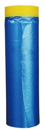 Scotch Brands Plastic Sheeting Automotive Masking Tape - Multi Size Pack - No Residue Painters Plastic Drop Cloth for Painting - Paint Tape and Drape - Pre-Taped Masking Film (65 Feet) (94.5 in) - size: 1-Pack (94.5 in)