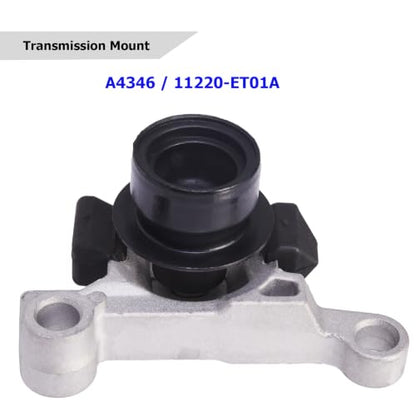 Engine Motor Transmission Mount Kits Compatible with Nissan Sentra 2.0L 2007 2008 2009 2010 2011 2012 4PCS Engine Trans Mount Replace A4318 A4345 A4348HY A4346 - size: Nissan sentra 2.0L 2007-2012