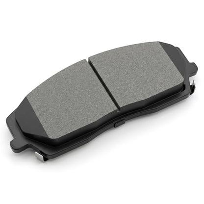 D1056 D1057 Front Rear Ceramic Brake Pads With Clips Fit For 2005-2020 CHRYSLER 300,For 2009-2018 DODGE CHALLENGER,For 2006-2017 DODGE CHARGER,For 2005-2008 DODGE MAGNUM (8 pcs) - size: D1056 D1057