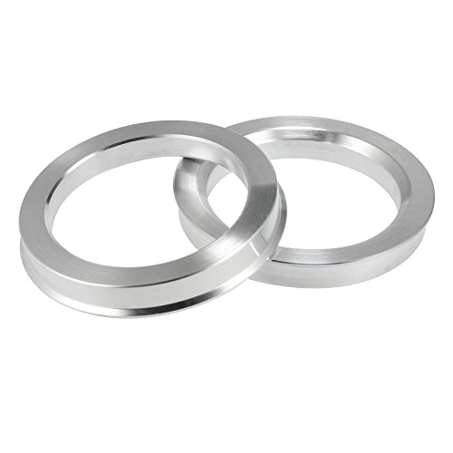 X AUTOHAUX 4pcs OD 72.6mm to ID 56.1mm Aluminium Alloy Hub Centric Rings - size: 56.1mm