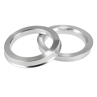 X AUTOHAUX 4pcs OD 72.6mm to ID 56.1mm Aluminium Alloy Hub Centric Rings - size: 56.1mm