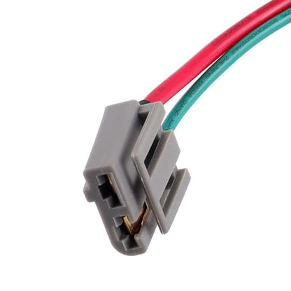 MAS Red Cap Distributor & Spark Plug Wires & Free Tachometer Pigtail Wire Harness Combo Kit Cap and Rotor Compatible with Chevy 305 454 C10 GMC SBC BBC 350 400
