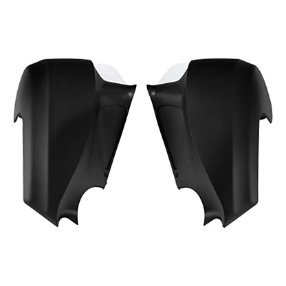 TCT-MOTORPARTS Mustache Engine Guard Highway Crash Bar+ Matte Black Lower Fairing Kit Fit for Indian Roadmaster 2023-2025 Springfield Dark Horse 2016-2025 - color: Black Crash Bar+Matte Black Fairing