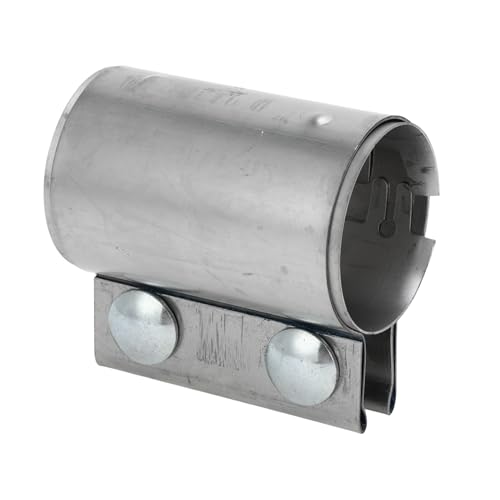 Exhaust Pipe Clamp/Exhaust Muffler Tube Joint for Car Truck/Durable Stainless Steel 1.97" 87mm / 1 Pc Silver Tone - size: 1.97''