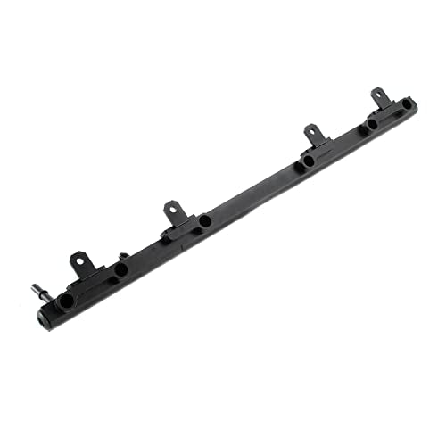 ALLOYWORKS Billet Aluminum Fuel Rail Fit Fit 1997-2001 Jeep Cherokee XJ Wrangler, Black