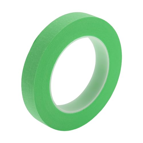 Masking Tape, 0.8 Inches x 32.8 Yards DIY Car Auto Paint Painters Tape Green, 1 Pc - color: Green, size: 0.8 Inches x 32.8 Yards
