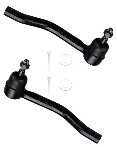 ES800357 ES800358 2Pcs Front Outer Tie Rod Ends for Nissan - size: ES800357 ES800358
