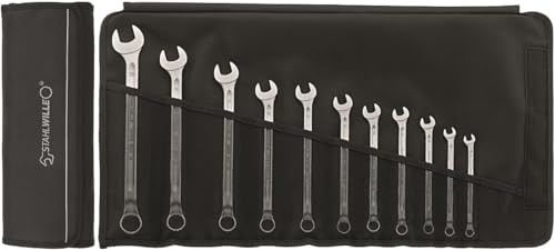 Stahlwille 96401006 14/11 Combination Spanner Set, Open-Box Long, 11 Piece Set, 8.0-22mm Range, High-Performance Quality, Chrome-Alloy-Steel, Made in Germany - style: 14/11