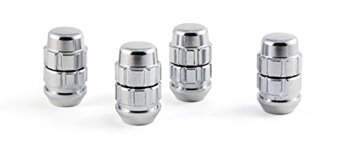 Gorilla Automotive (71641X) 14mm x 1.50 Thread Size Acorn Chrome X2 Wheel Lock, (Pack of 4)