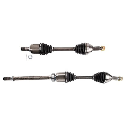 TRQ Front 2 Piece CV Axle Shaft Assembly Set - style: CSA32598