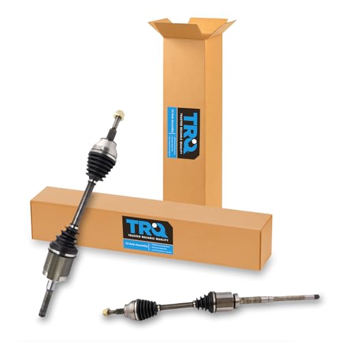 TRQ Front 2 Piece CV Axle Shaft Assembly Set - style: CSA73005