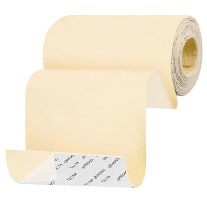 Canvas Patch 4 "x 60 ", Self-Adhesive Waterproof Canvas Patch Set for Repairing Tents, Couch, Boat Covers, Camping Chairs, Awnings, Car Seats.(Beige Yellow) - color: Beige Yellow, size: 4"×60"