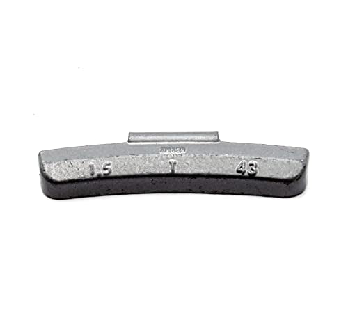 T Series Hammer on ZINC Wheel Weights Coated (1.5oz) Box of 50pcs - size: 1.5oz