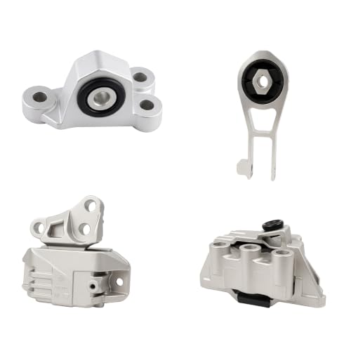 4PCS Engine Mount Set for 2016-2017 Fiat 500X 2015-2017 Jeep Renegade 2.4L - size: 2015-2017 Jeep Renegade 2.4L