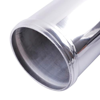 Aluminum Pipe Tube Intercooler Hose 90 Degree OD76mm(3"), 6061 Aluminu Air Intake Tube, Length 11.8" (300mm), Thickness 2mm Silver Aluminum Alloy Exhaust Pipe - size: OD76(3"), style: 90 Degree