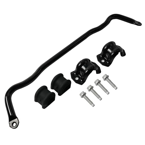 Upgrade 55398938AC Front Suspension Stabilizer Bar Compatible with 2009-2010 Dodge Ram 1500,2011-2018 Ram 1500,2019-2022 Ram 1500 Classic 4WD (Sway Bar) (Sway Bar with Bushing Kit) - size: Sway Bar With Bushing Kit