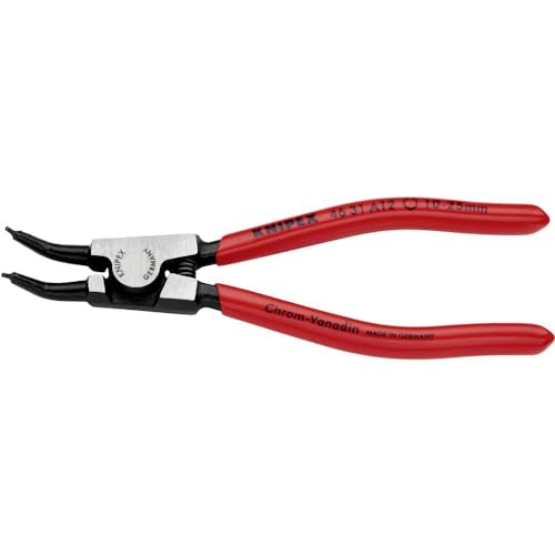 KNIPEX 46 31 A12 Circlip Pliers for external circlips 10-25mm 45° angled, Multicoloured - size: 0.39 - 0.98 inch
