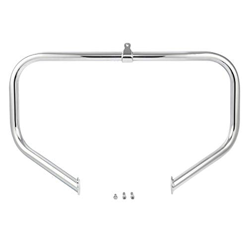 TCMT Engine Guard Highway Crash Bar Fits for Harley Touring 2009-2024 Road King Street Glide Road Glide Electra Glide Ultra Limited - color: Chrome, size: Fit For 2009-2024 Touring (Tube Diameter 1.25")