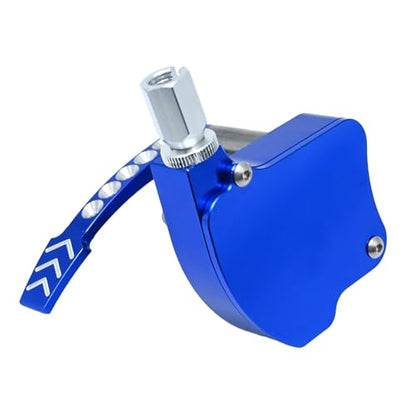 EATAKWARD Universal Billet CNC 7/8 inch ATV Throttle Lever Thumb Controller Thumb Throttle Replacement for Yamaha Raptor 350 660 700 HD TRX 400EX Replacement for Suzuki LTR450 250 500 LTZ400 250 etc - color: Blue//