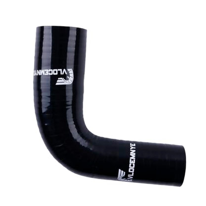 Silicone Reinforced Turbo/Intercooler/Intake Piping Coupler Industrial Hydraulic Hoses 4-Ply(5.4mm) (90 Degree ID 1" -1 1/4" inch (25mm-32mm)) - style: 90 Degree ID 1" -1 1/4" inch (25mm-32mm) Black