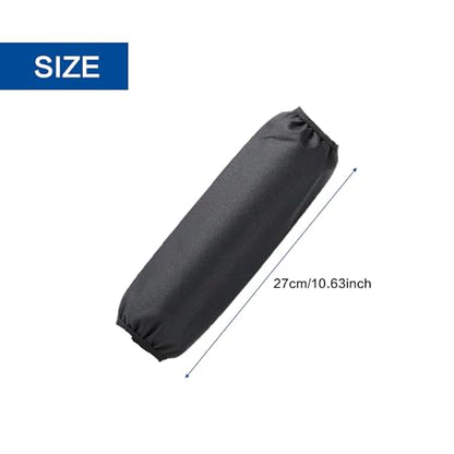2 Pack 270mm Universal Motorcycle Shock Covers Set, Black