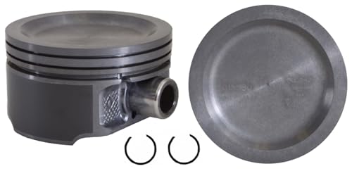 LowPricedAutoParts Set of 8 Dish Top Hypereutectic Pistons for 99-11 Ford 4.6L/281 | Standard Size | 90.20mm Bore Diameter