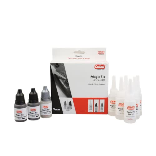 Colad Magic Fix Glue & Bonding Powder Filler Kit 4325 – Multipurpose Automotive Repair Kit for Body Filler, Plastic, and Panel Bonding Applications