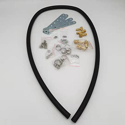 40k Transmission Oil Cooler Kit - color: Silver