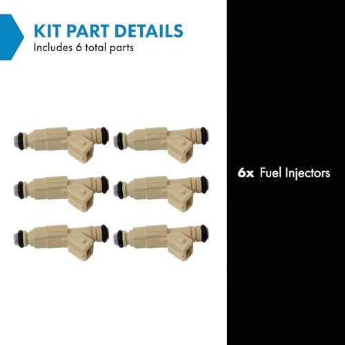 TRQ Fuel Injector Set - style: FIA58860