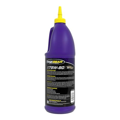 Royal Purple 01300 Max Gear 75W-90 High Performance Synthetic Automotive Gear Oil , 1 Quart (32 Ounces) - size: 32 Fl Oz (Pack of 1)