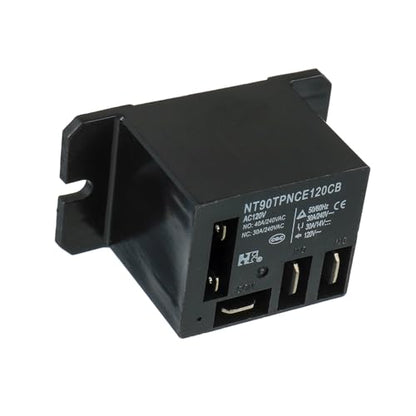 NT90-AC120V-10X Power Relay AC 120V Coil 120 VAC 30A 40A SPDT(1NO 1NC) with Flange Mounting and 10 Quick Connect Terminals Wires Mini Relay(Pack of 2pcs) - size: AC 120V