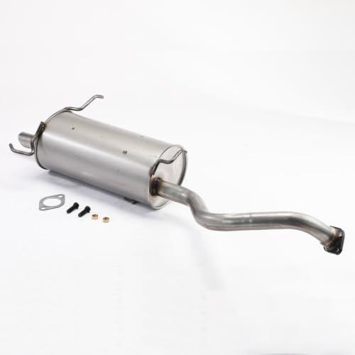 409 Stainless Steel Rear Exhaust Muffler for Nissan Sentra 07-12 E34H - size: For 2007-2012 Nissan Sentra
