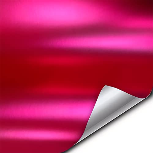 VViViD Satin Chrome Pink Air-Release Adhesive Vinyl Pinstripe Tape Roll (½ Inch x 20ft) - size: ½” x 20ft