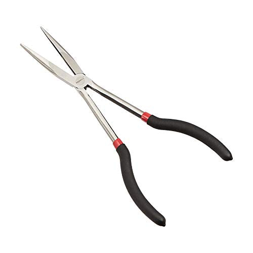 Amazon Basics Extra Long Reach Needle Nose Pliers Tool Set for Narrow Spaces, Versatile,Black, 3 Count (Pack of 12) - size: 3 Count (Pack of 12)
