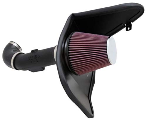K&N Cold Air Intake System: High-Flow Air Filter, Increase Performance & Acceleration: Compatible with 2012-2015 Chervolet: Camaro, 57-3078 - style: 50 State Legal