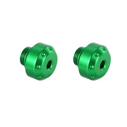 Xitomer Foot Pegs End Caps for Subcage - 4 Color Protective 6061-T6 Aluminum (Green) - color: Green