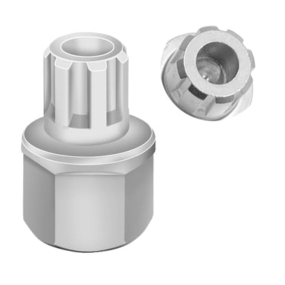 53/8PT Wheel Locking Nut Key Compatible with VW, Audi, Nut Removal - color: 53/8PT