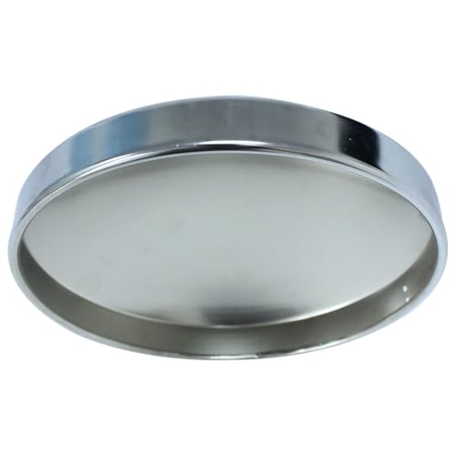 4PCS Rear Wheel Hub Cap Covers for Semi Truck Metal 8" Dome Style