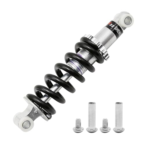 190mm Rear Shock Absorber and Suspension Spring - Fits Gas Scooters, Electric Bikes, Mini Motorcycles, Dirt Bike, ATVs, Mini Pocket Bike -7.48inch Length, 1200LB Capacity