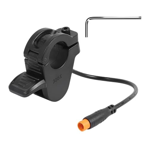 E-Bike Thumb Throttle 300X,Waterproof 3 Pin for 7/8" Handlebars