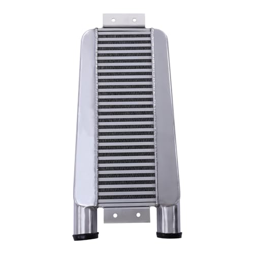 Universal Intercooler Aluminum Intercooler Front Mount 2.5" Inlet & Outlet Direct Replacement for Universal Car Silver (24x11x3" 2.5") - size: 24x11x3" 2.5"