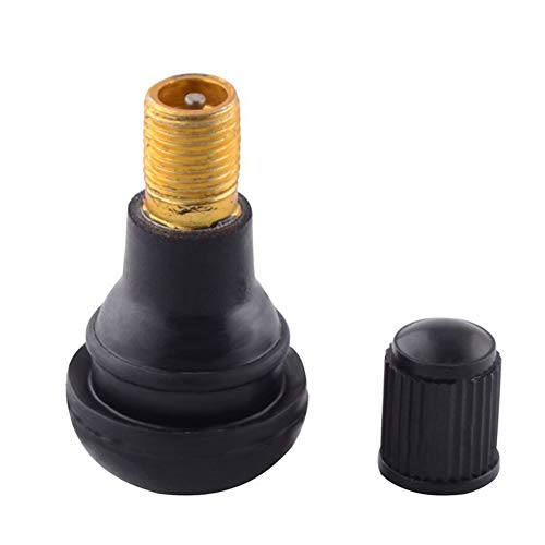 Beduan TR413 Snap-in Tire Valve Stem for Tubeless 0.453" 11.5mm Rim Holes Standard Vehicle Tyres (Pack of 4) - color: 4pcs, size: TR413