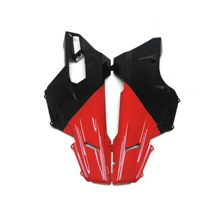 Red Black Fairings Body Work Cover Panel Kit Fit for Ducati 1098/848/1198 2007-2012 2008 2009 2010 2011 Motorcycle Injection Fairing Plastic Cowling Hull Frame Kits - color: Red Black