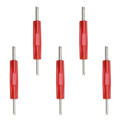 5PCS Valve Core Removal Tool, Double Head Car Tire Valve Stem Tool - size: Double Head