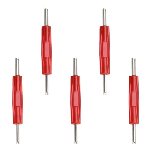 5PCS Valve Core Removal Tool, Double Head Car Tire Valve Stem Tool - size: Double Head
