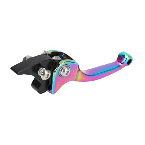 JFG RACING Motorcycle Brake Clutch Lever 7/8" 22mm Folding Levers Aluminum Alloy Universal for CRF50 KLX SSR TTR 110 125 150 200 250cc Dirt Pit Bike ATV Mini Bike Quenching - color: Quenching