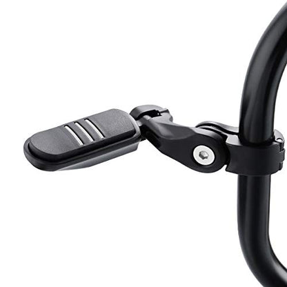 TCT-MOTORPARTS 1 1/4" Black Highway Engine Crash Bar Footpegs Fit For Harley Touring Street Electra Glide Ultra FLHT FLHX FLHR Road King 2009-2024 - color: Black Engine Crash Bar+Footpegs #3