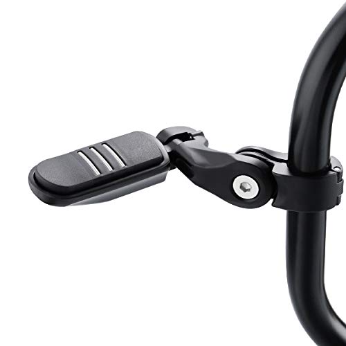 TCT-MOTORPARTS 1 1/4" Black Highway Engine Crash Bar Footpegs Fit For Harley Touring Street Electra Glide Ultra FLHT FLHX FLHR Road King 2009-2024 - color: Black Engine Crash Bar+Footpegs #3