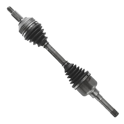 Detroit Axle - Front Left CV Axle Shaft + Wheel Press Bearing Replacement - size: 2XW2900117/Pair