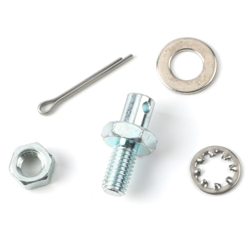 Throttle Cable Adapter Stud Kit #8009 for 1977-later Chevrolet Steel (Includes Nut, Washers, and Cotter Pin)